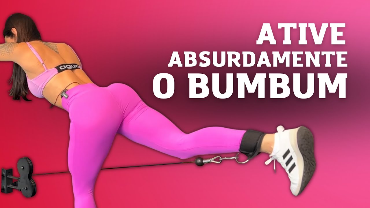 ATIVANDO ABSURDAMENTE O GLÚTEO com o GLÚTEO NA POLIA