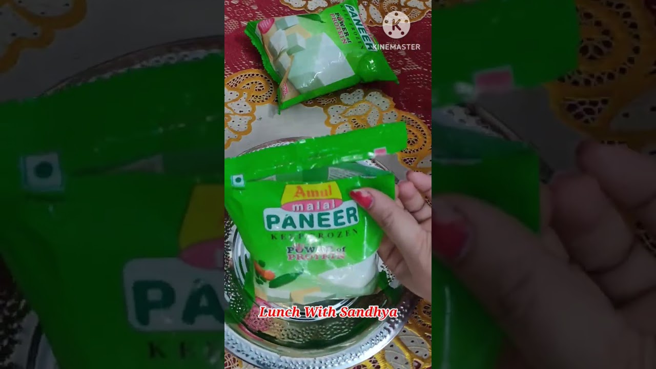 Amul Frozen Paneer 🫑🍨 #amul #panner