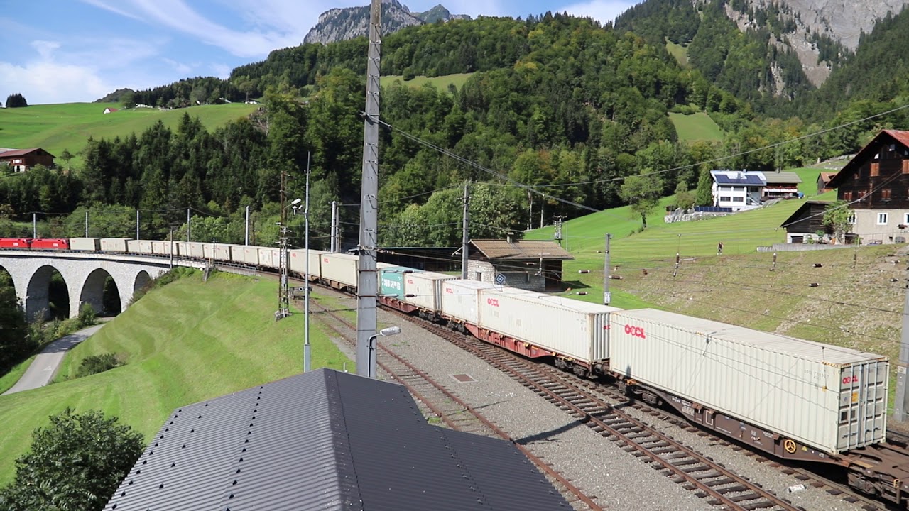 Der 2 ÖBB Containertzug  Arlbergbahn Dalaas by Czaja Marco