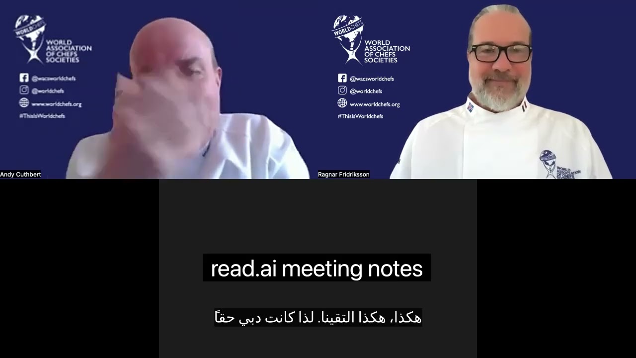 تحديث مني حول الأشهر الاثني عشر الأولى بصفتي رئيسًا لجمعية الطهاة العالميين.