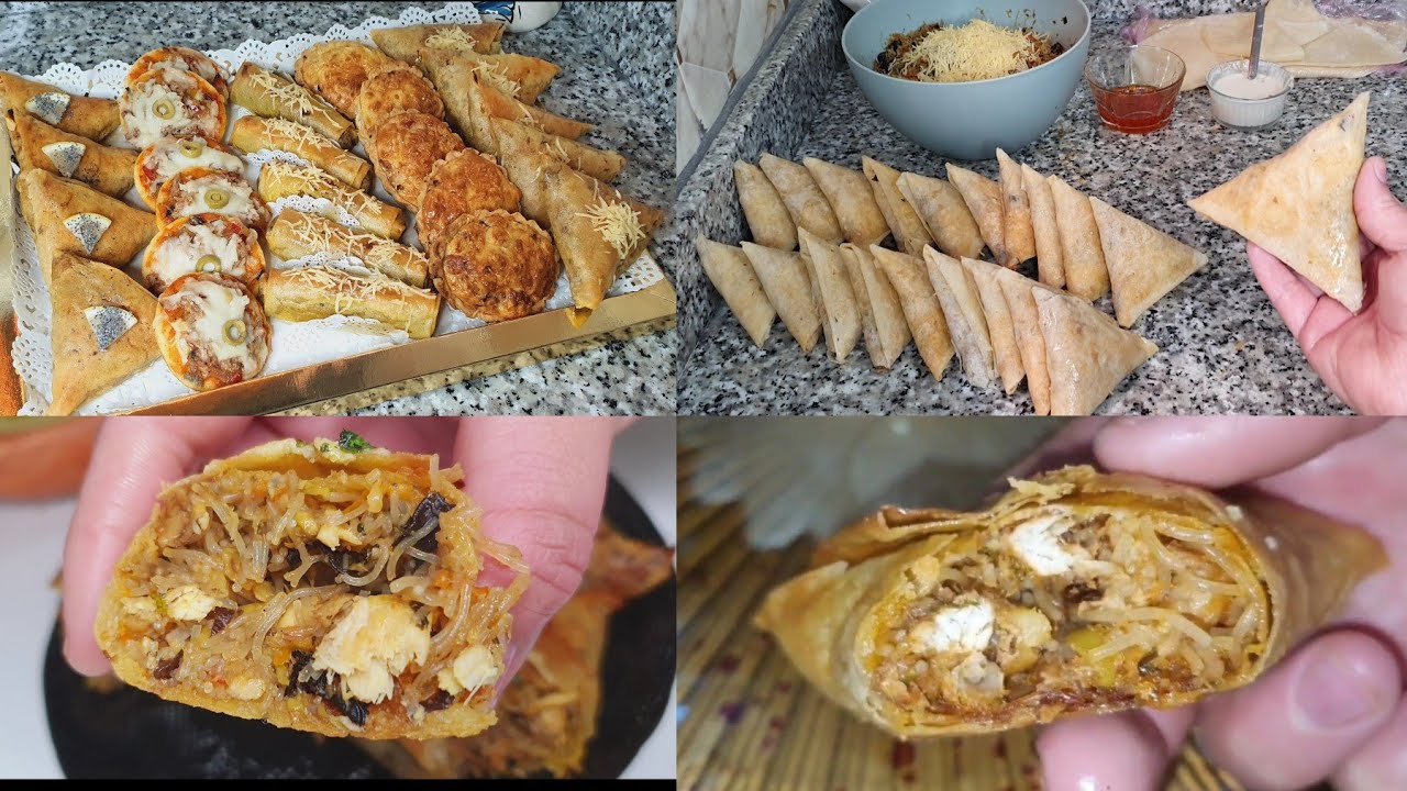 بريوات بالدجاج ونكهه الحوت ولكروفيت خطيرين اللي داقهم يحماق عليهم اللذه والمذاق يا سلام شهيوات رمضان