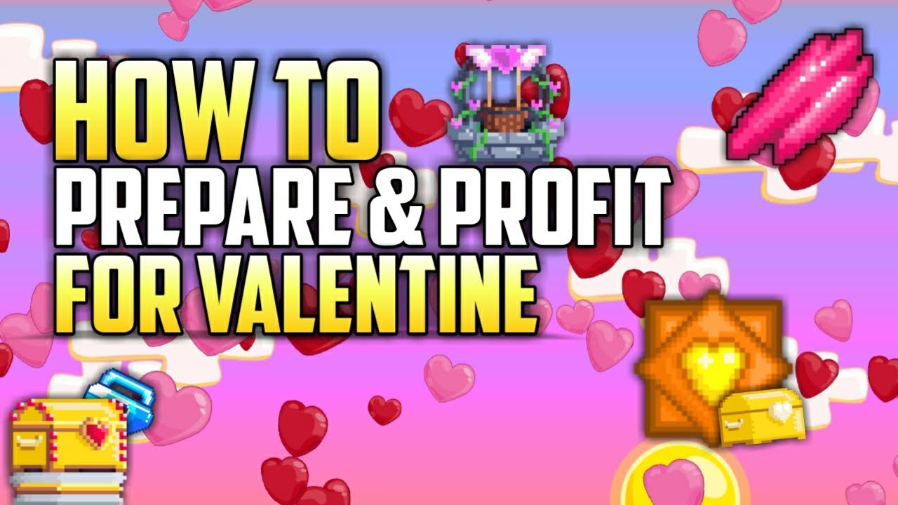 TONS OF PROFIT!! How To Prepare & Profit From Valentine's Week - Growtopia 2025