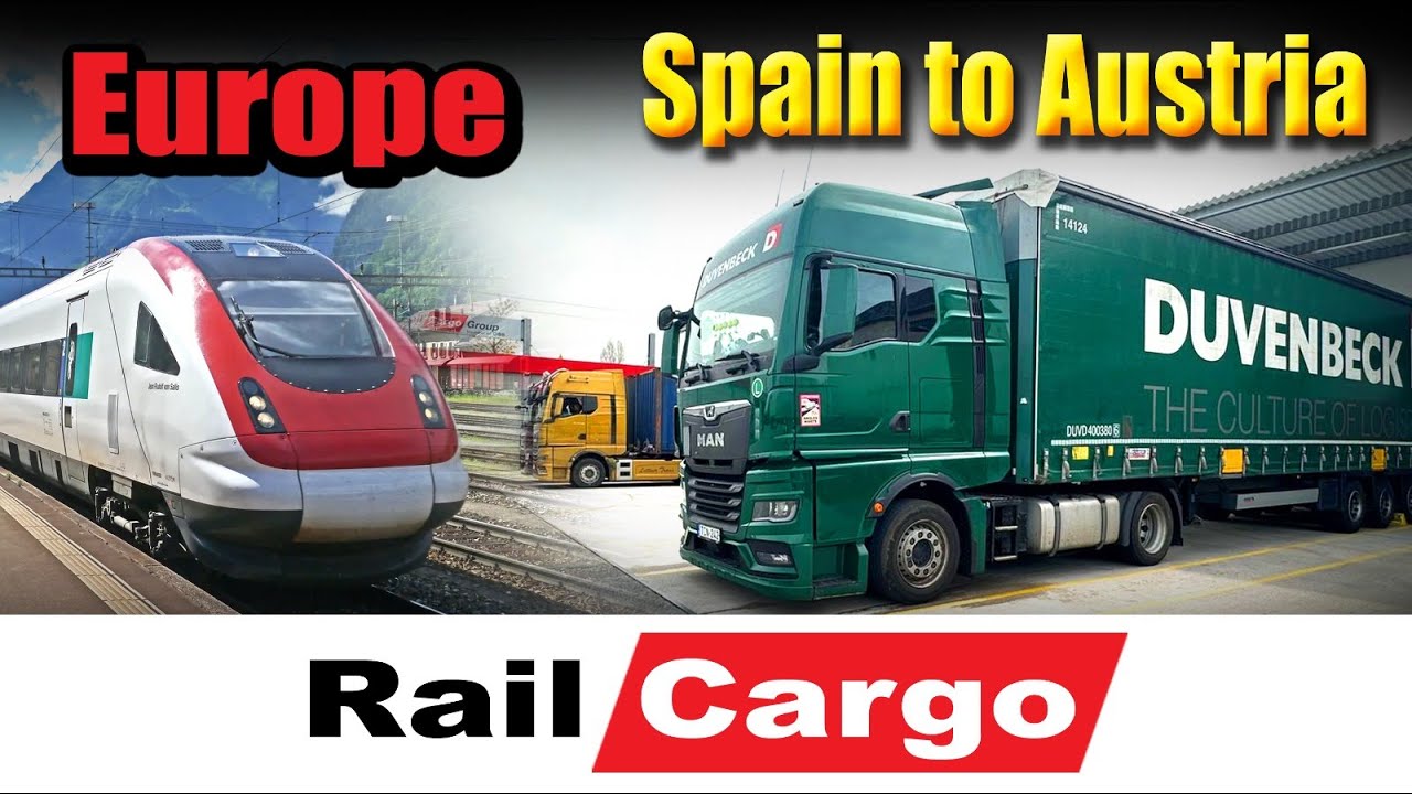 Europe Spain to Austria rail cargo load and unload ,#europe ,#drivertn51 ,#todaytrending,#railcargo