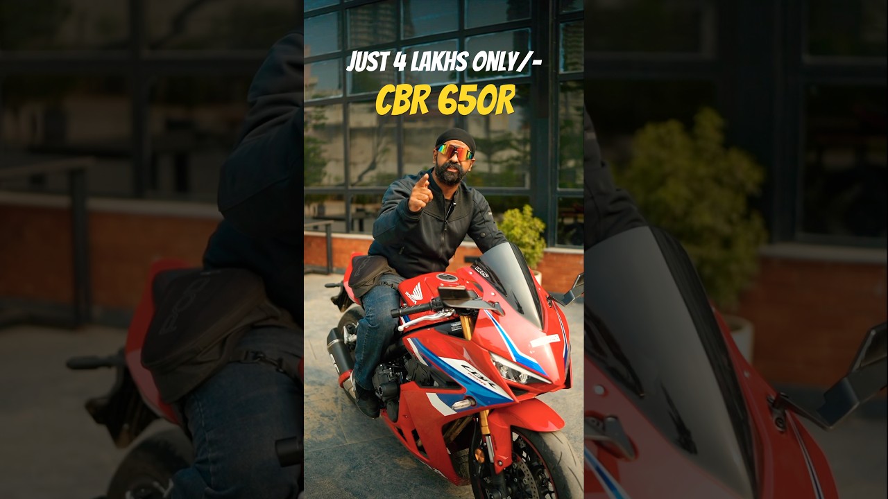 Get this in just 4 Lakhs rupees 🥰🔥 CBR 650R