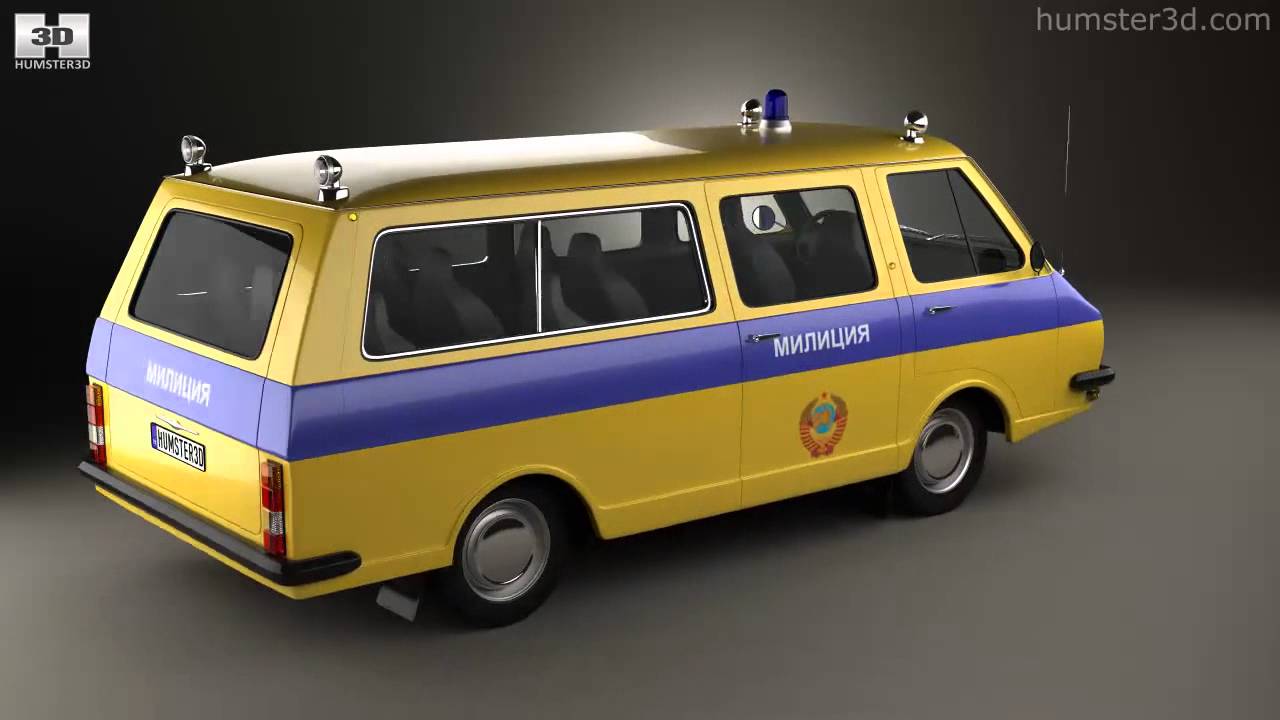 RAF 2203 Latvija Militia 1997 3D model by 3DModels.org
