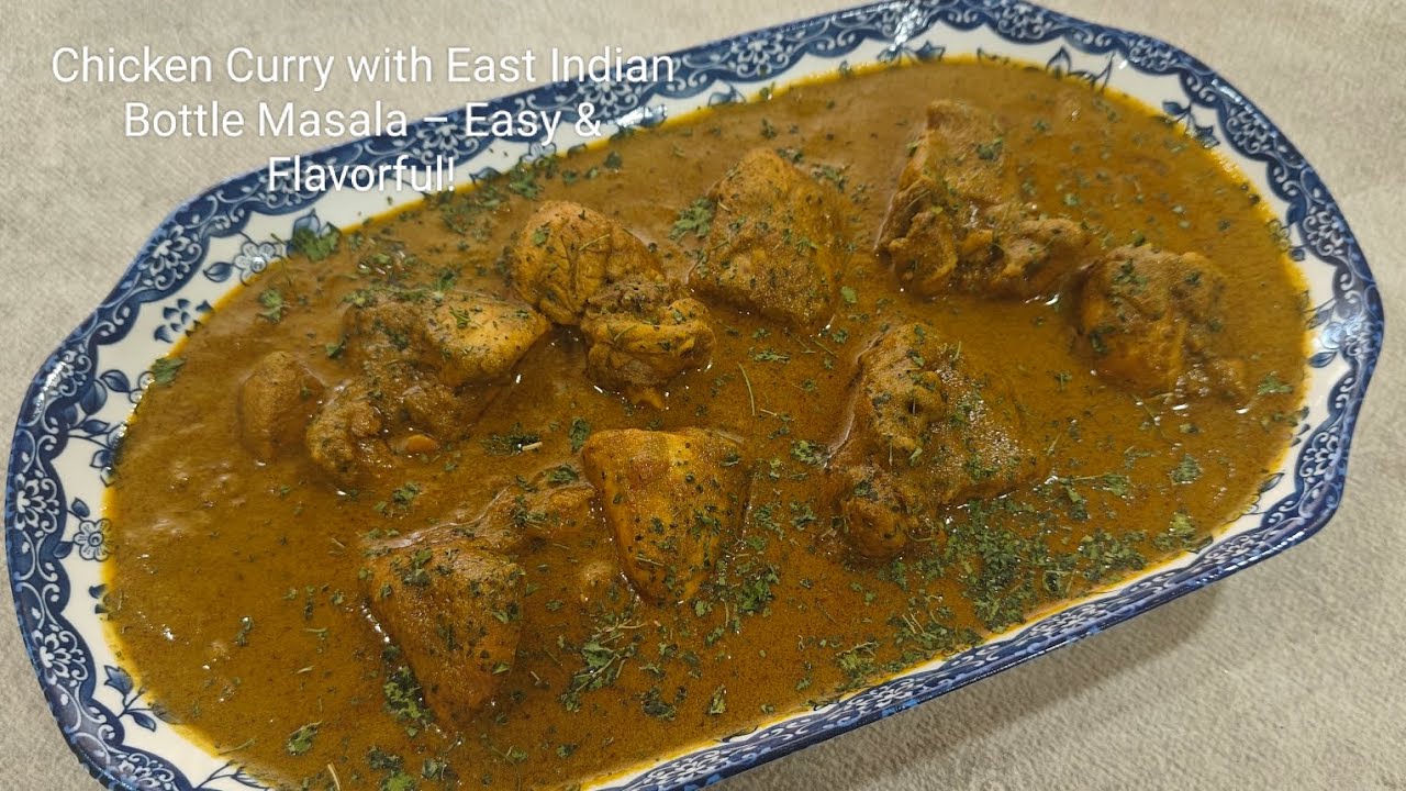 Chicken curry with East Indian bottle masala/ Chicken curry/ East Indian bottle masala recipes