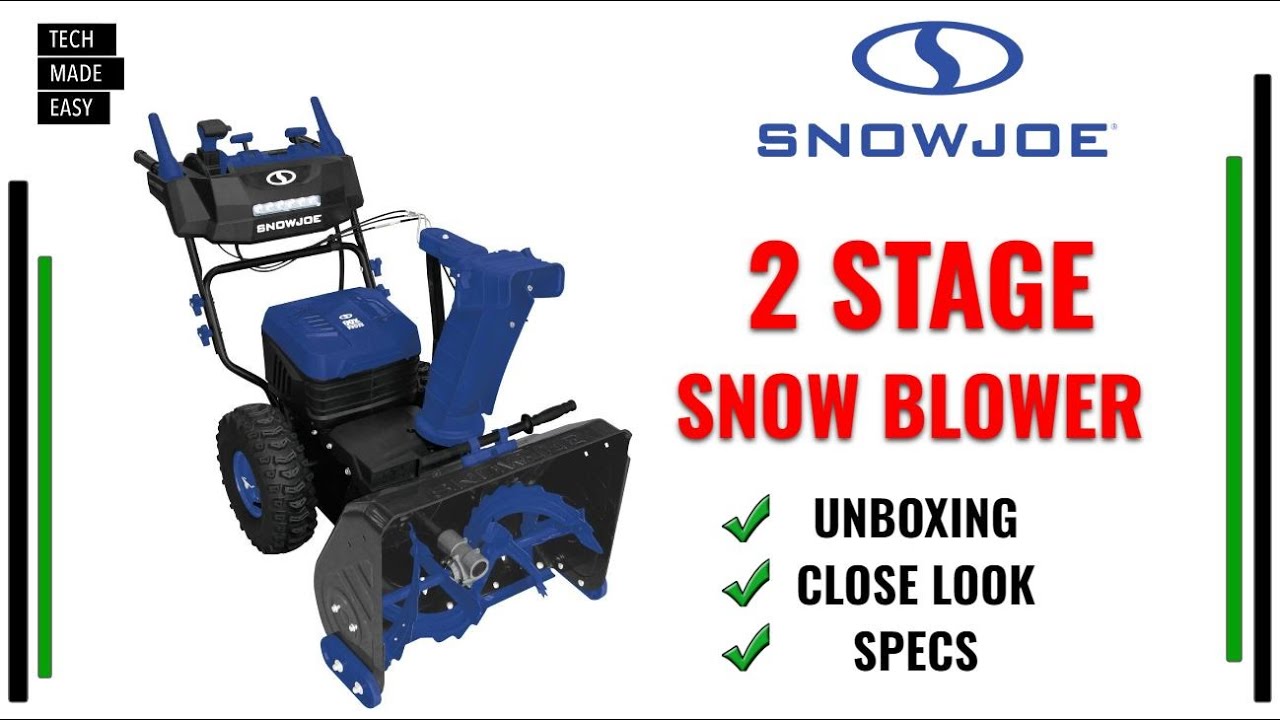 SNOW JOE 2 STAGE SNOW BLOWER