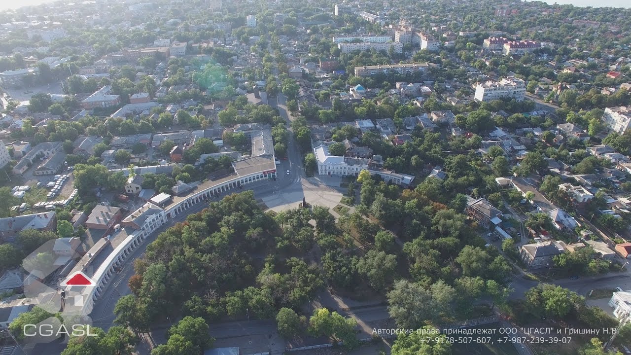 Аэросъемка города Таганрог (панорама)