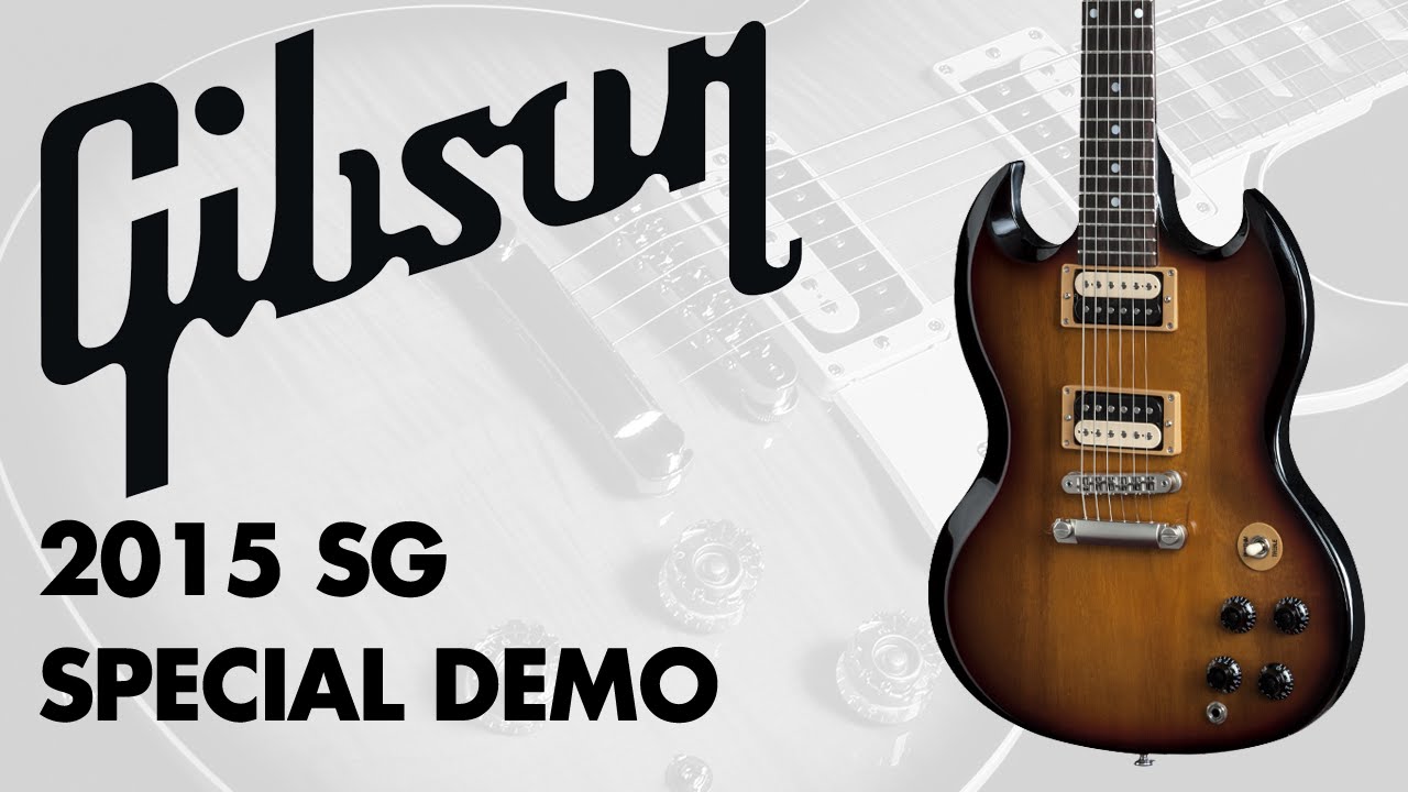 Gibson SG Special Guitar 2015 SG Special Demo Review