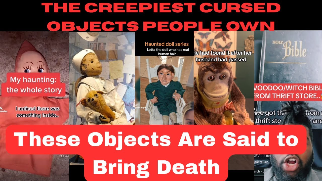 HAUNTED OBJECTS YOU SHOULD NEVER TOUCH #cursed #paranormal #haunted #horror #tiktokcompilation #fyp