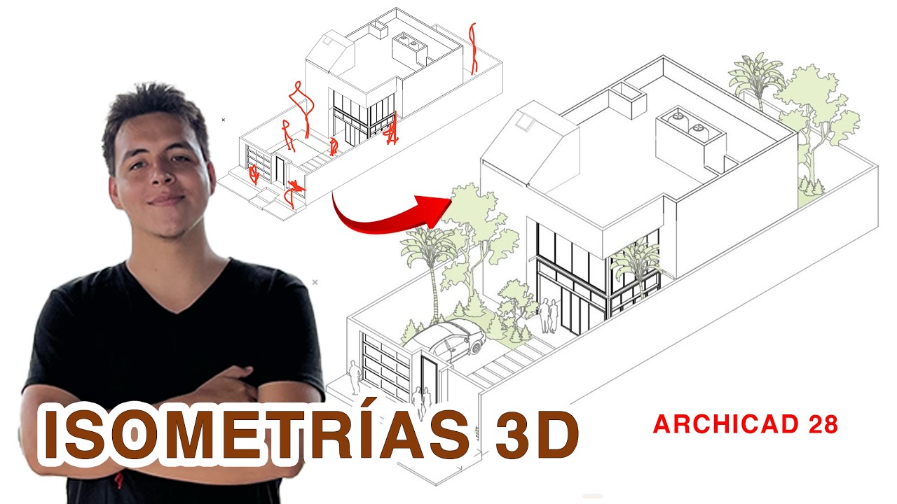 CÓMO CREAR ISOMETRÍAS 3D IMPRESIONANTES en ARCHICAD | DISEÑO con OBJETOS PERSONALIZADOS 🚀