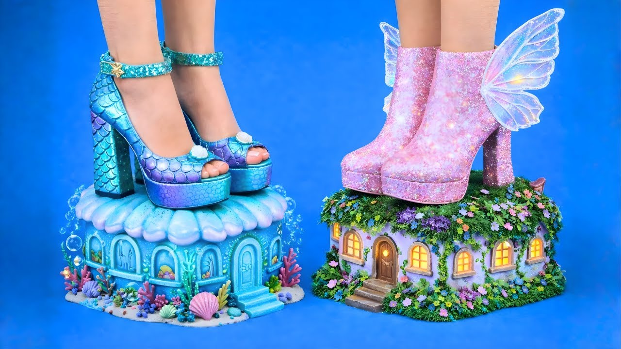 🧜‍♀️⚔️🧚‍♀️ Sereia vs Fada 🔥 Batalha Épica de Transformação de Quartos! 🏠 Apenas uma vez!