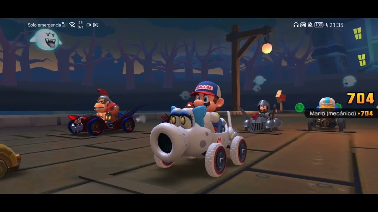 Temporada de Mario kart tour espacial tour Copa 4 pista 1-4