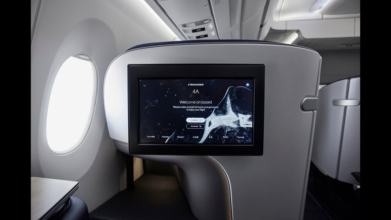Finnair Airbus A350-900 Business Class: Amsterdam - Helsinki