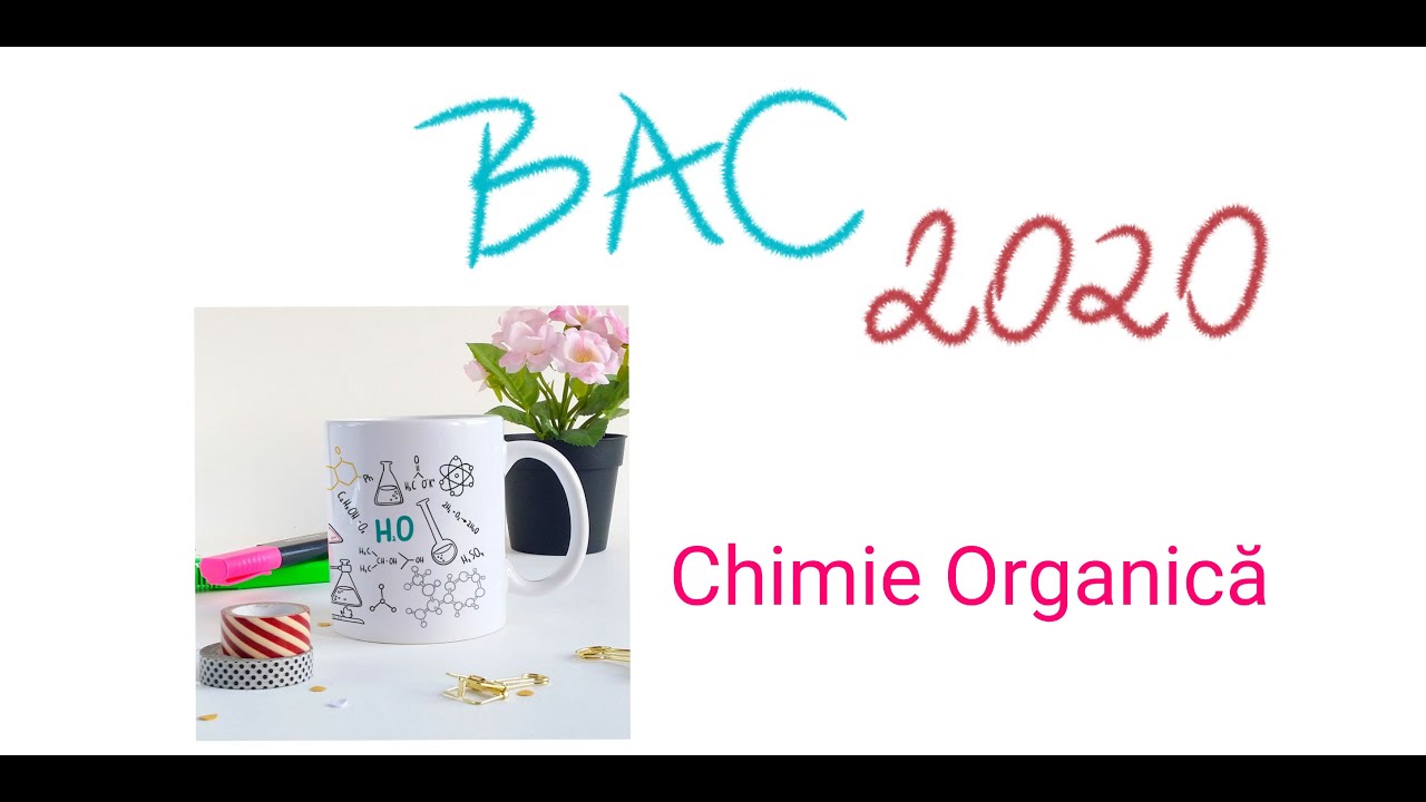 BAC 2020, T19, Chimie organică
