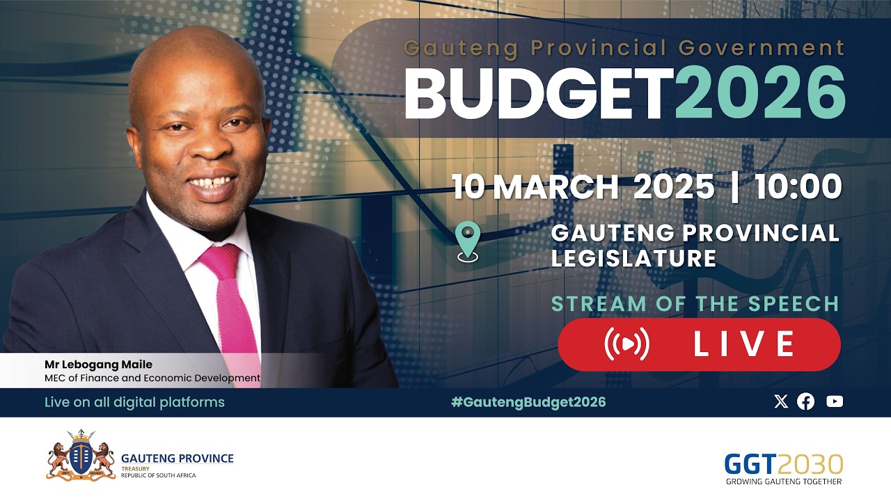 Gauteng Provincial Government Budget 2026