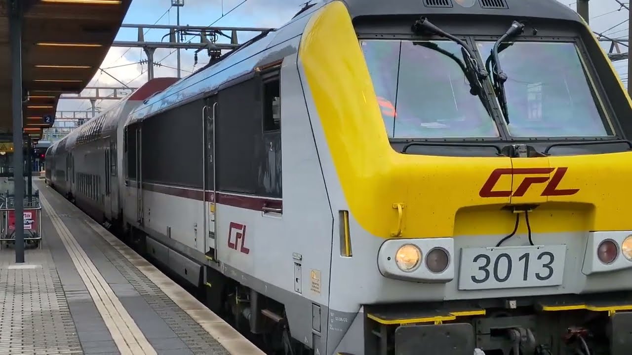 CFL 3013 | Alstom Loco | '1998' | Dosto / Doppelstock | L Trein Arlon | Luxembourg 12-11-2024 | LUX