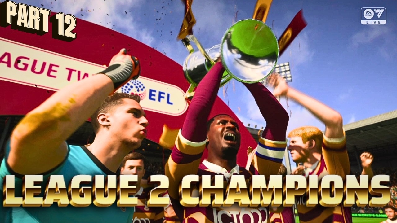 4 - 1 TITLE CLINCHED! Winning League Two with 3 Games Left | Bradford Pro Career