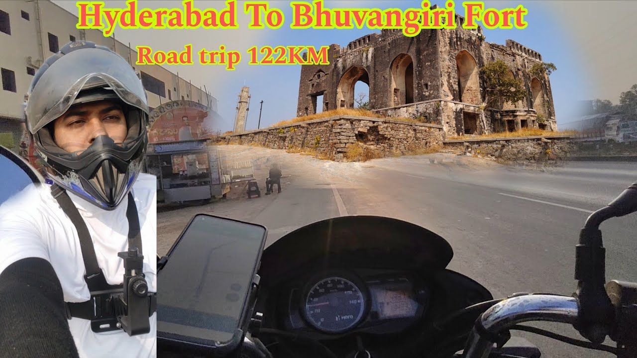 Hyderabad To Bhuvangiri Fort. Bike trip #bhuvanagirifort 
