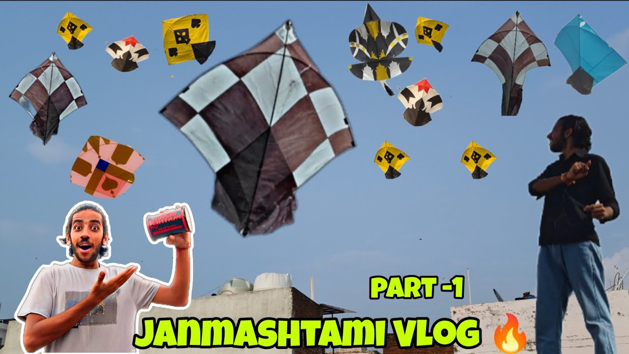 Janmashtami kite vlog 2025🔥 | kite vlog | kite flying | 