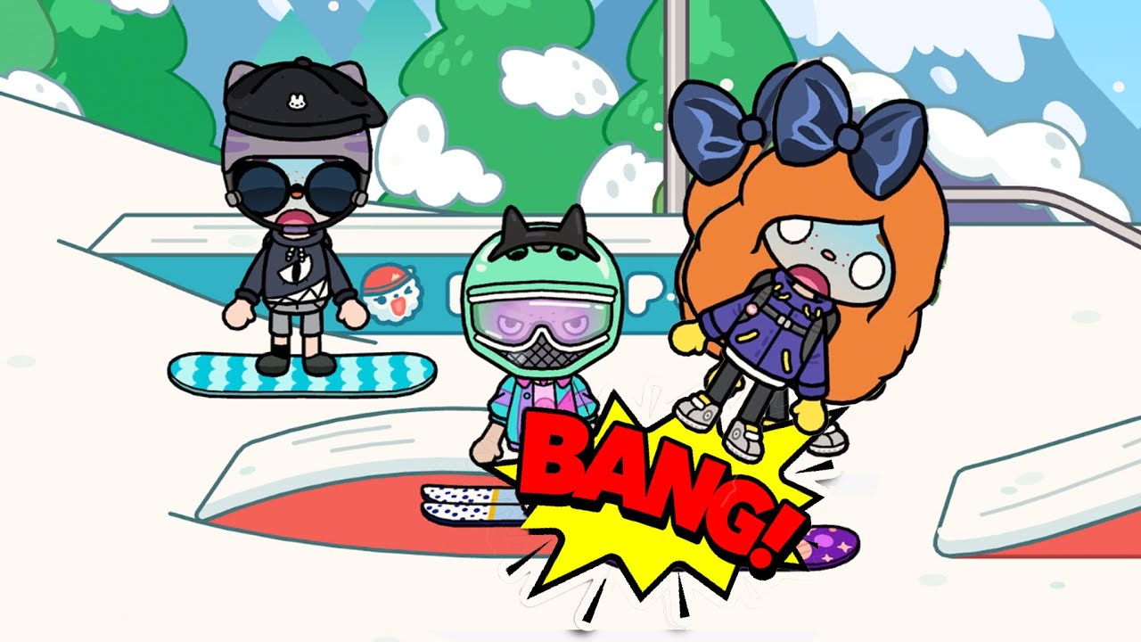 Una giornata alla pista da sci ! ❄️ in Toca Life World
