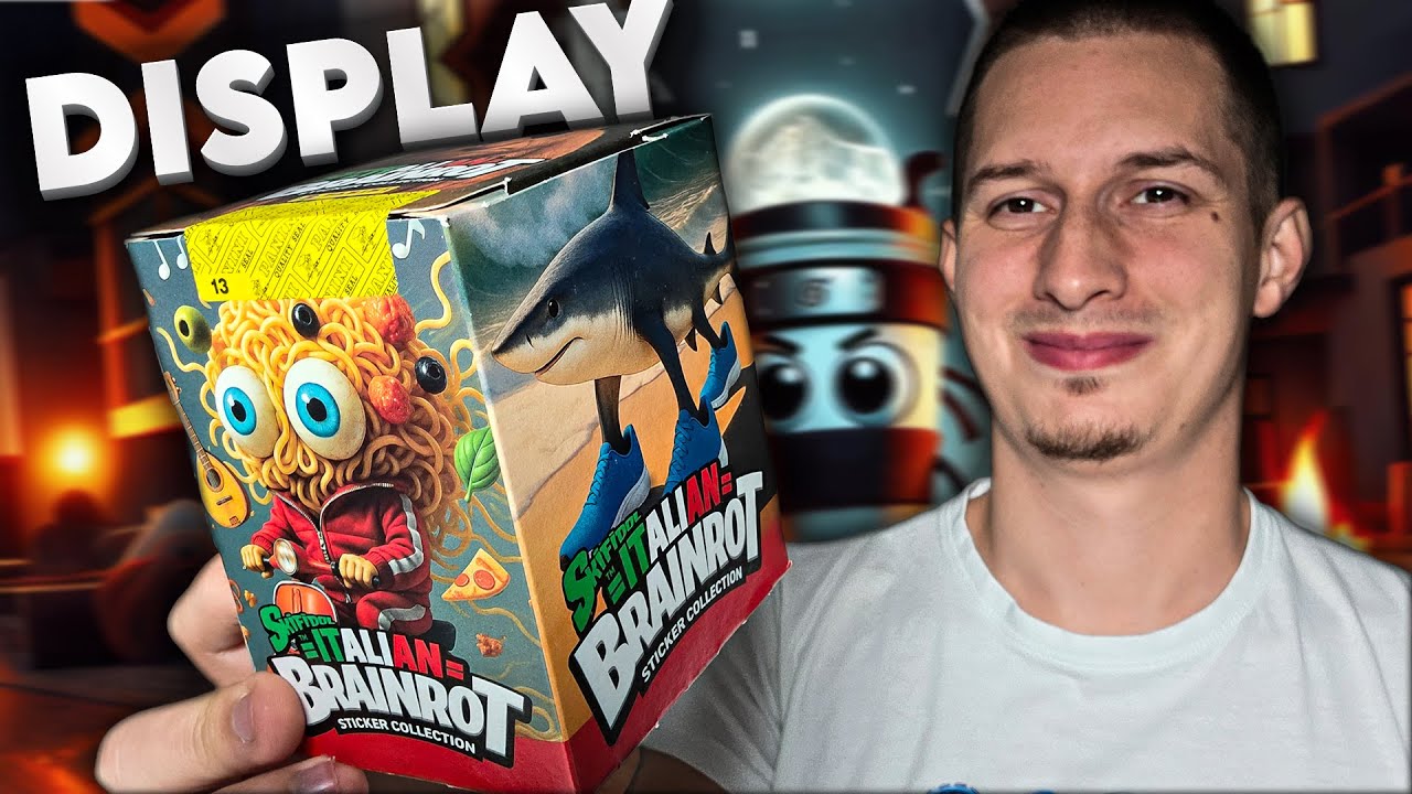 Panini Skifidol Italian Brainrot Matrica | Display Doboz Bontás