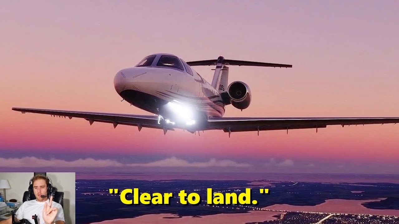 Most Beautiful Approach I&rsquo;ve Ever Flown (with ATC) - Microsoft Flight Simulator