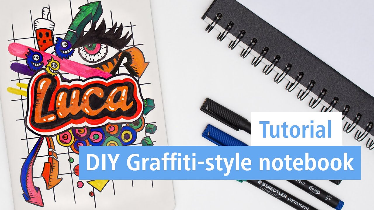 Notebook graffiti-style ▪ DIY Tutorial | STAEDTLER