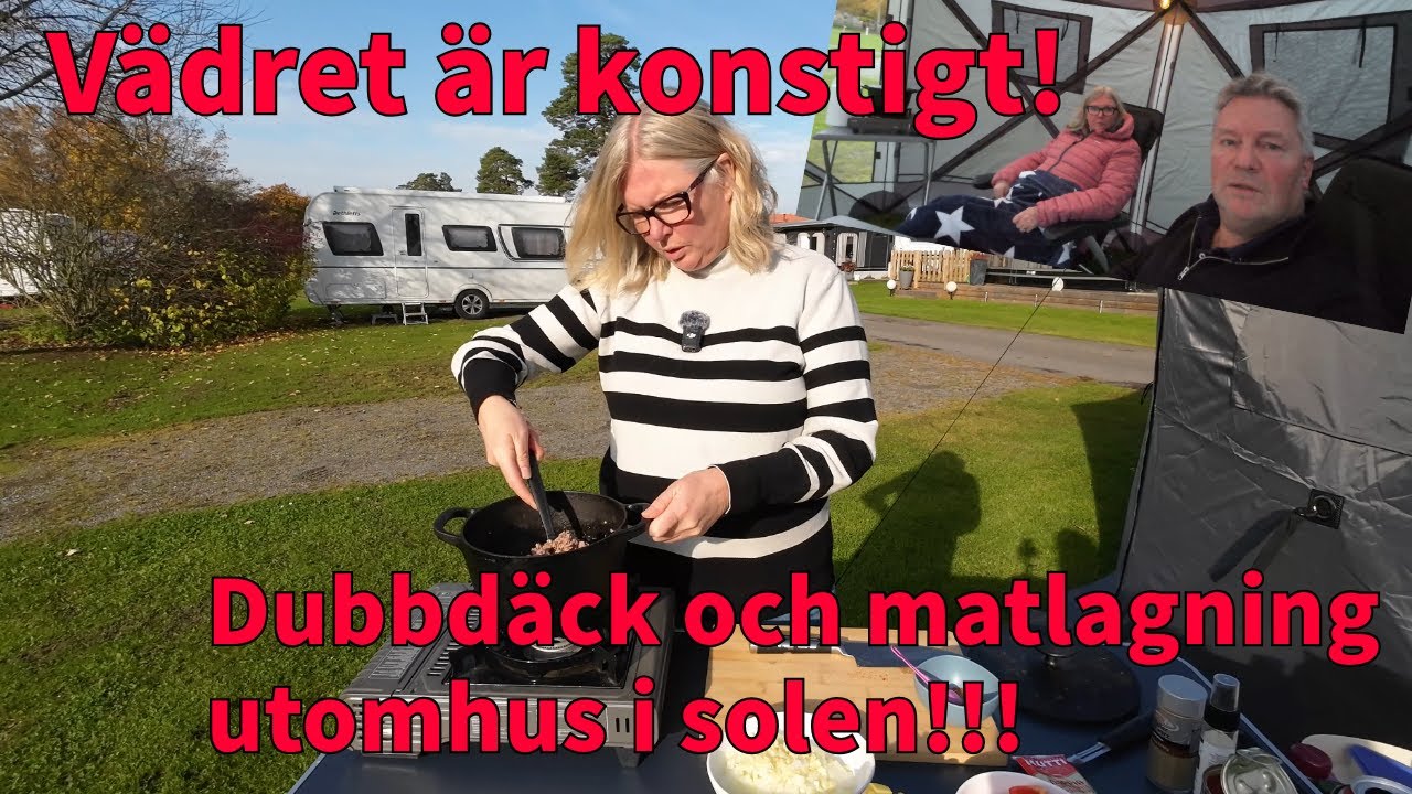 Dubbdäck och matlagning!