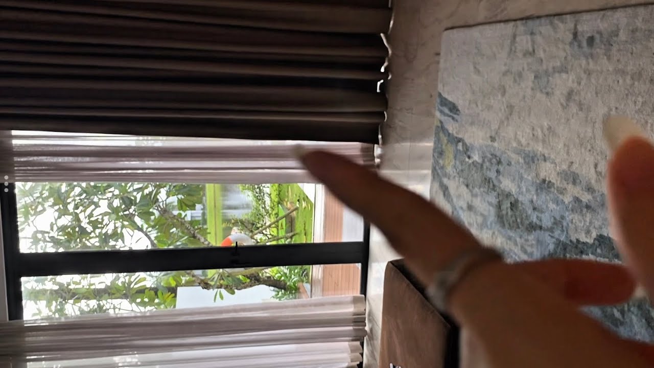 ASMR around the villa ( vertical + tapping + scratching )