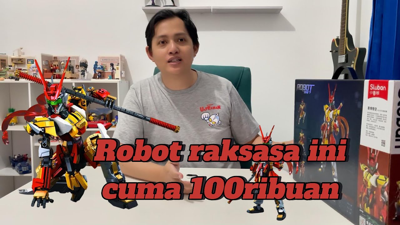 UNBOXING - SLUBAN MAINAN BLOK BANGUNAN ROBOT M38-B1180 CYBER WUKONG