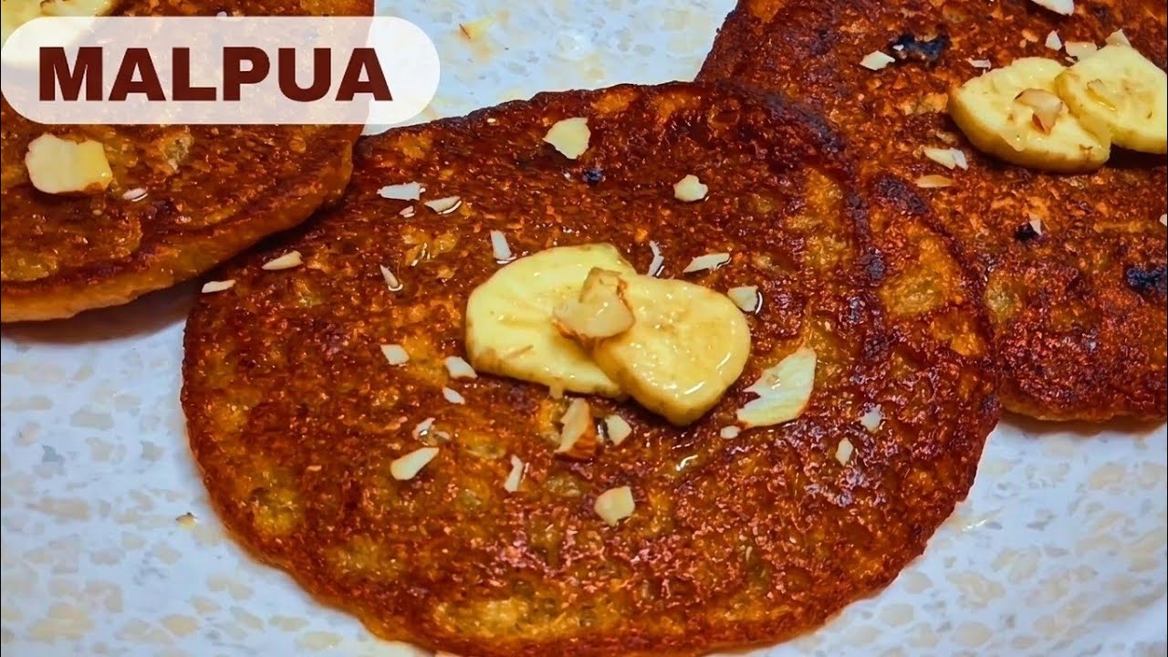 Banana Malpua Recipe 🥞✨ Healthy Pancake Style (No-Fry!) #HoliSpecial #Malpua