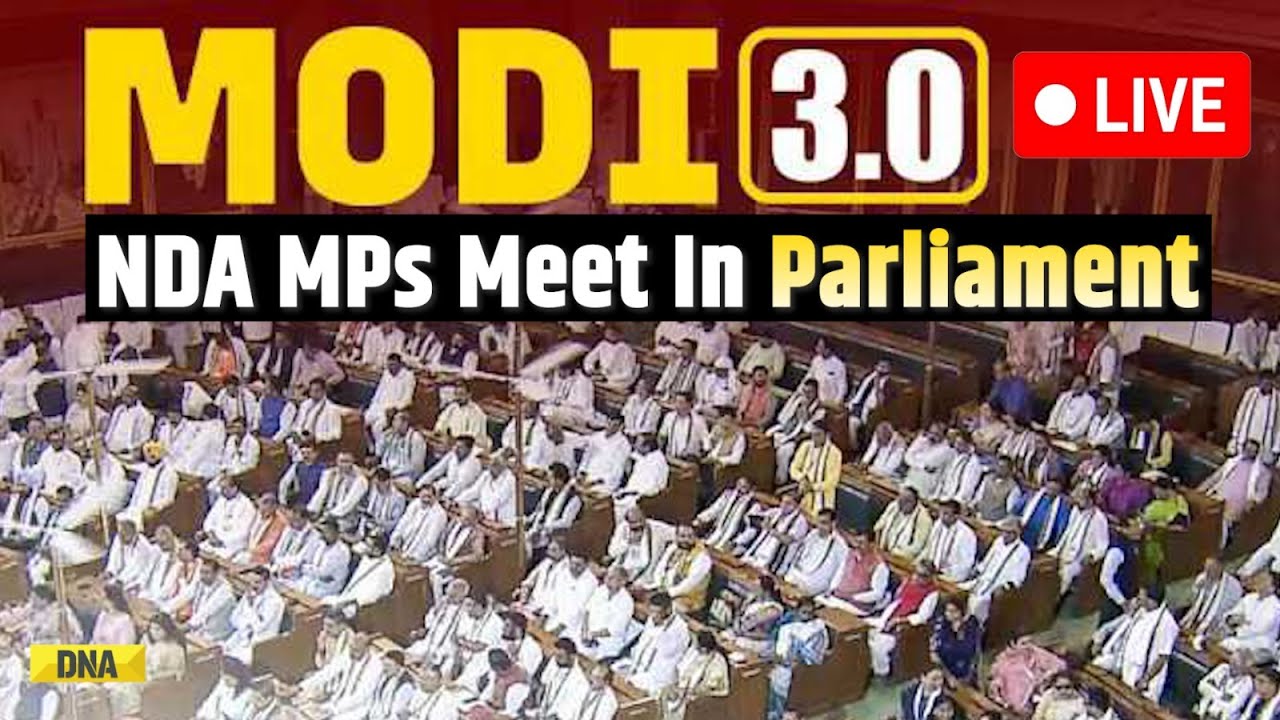 NDA Mega Meet In Parliament; Naidu, Nitish Back Modi For PM | Lok Sabha Election 2024