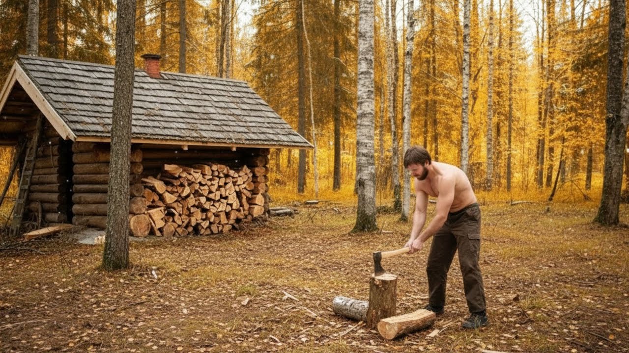 BUILDING Incredible DIY Wood Cabins from Start to Finish | Ultimate Off-Grid Build