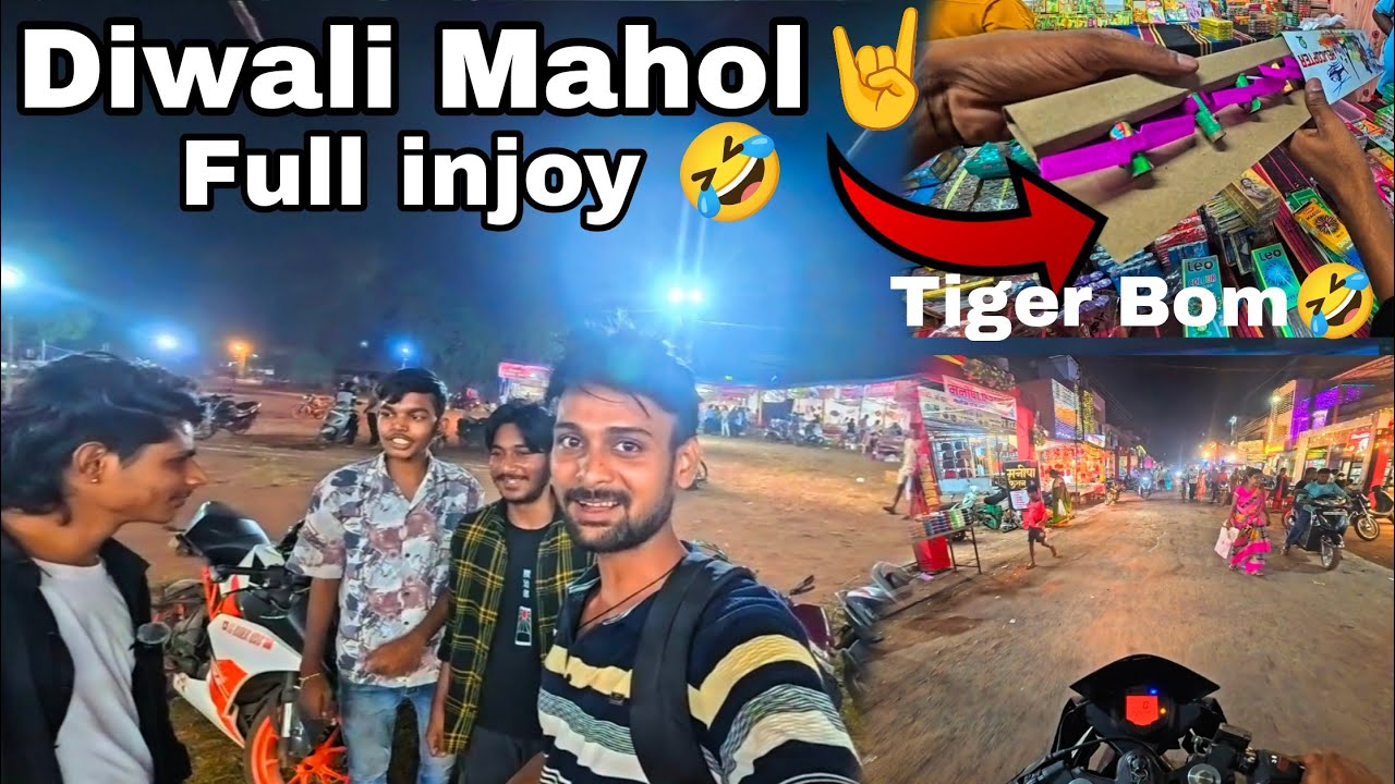 Happy Diwali Full injoy 😇। Dallirajhra Diwali Mahol🤣।CG Rider Abhi । Vlog 