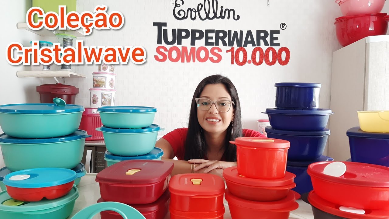 *COLEÇÃO DE CRISTALWAVE TUPPERWARE* DA MINHA MÃE