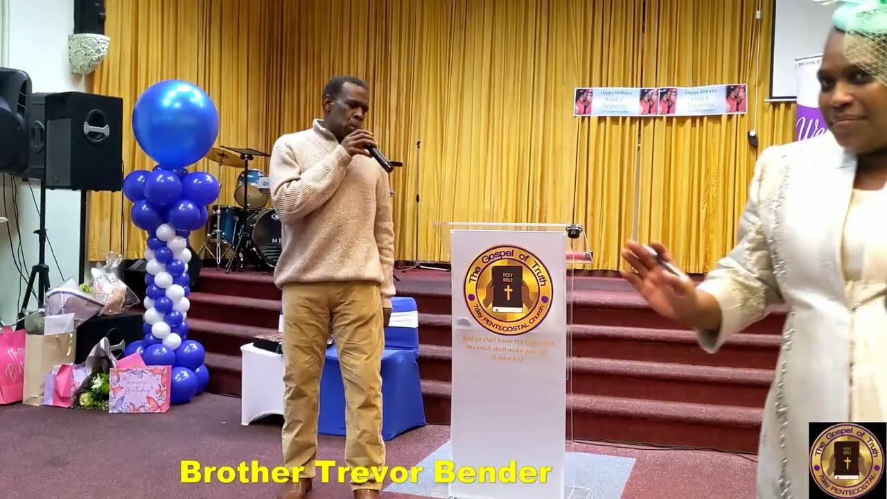 Bro. Trevor Bender delivers powerful songs of praise in honor of Pastor Richardson’s birthday! 🎉🙏