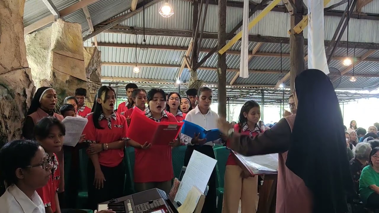 LAGU KOMUNI COME SHARE THE LORD ANAK-ANAK PANTI ASUHAN TAMAN FIORETI & SUSTER MCFSM 👍