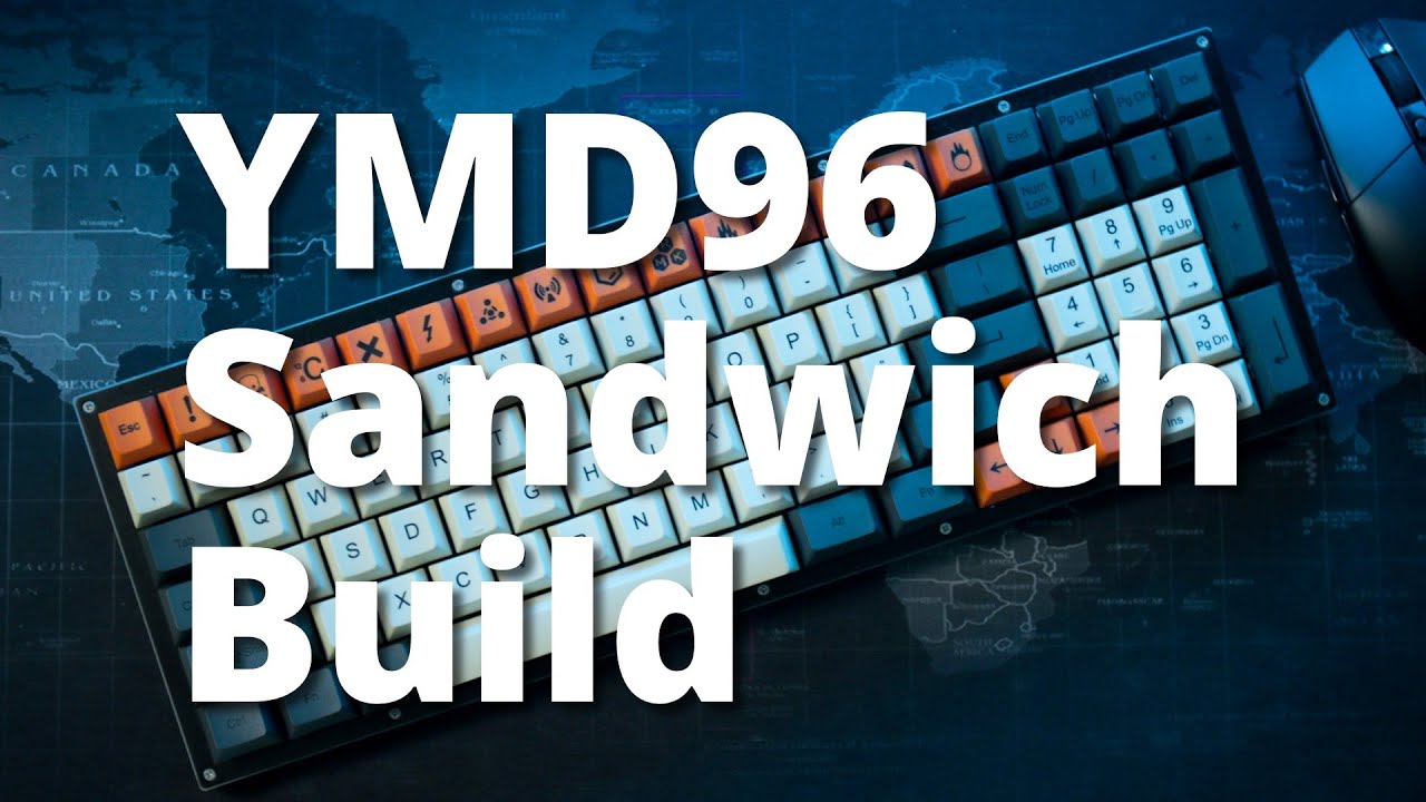 My First Custom Mechanical Keyboard | YMD96 Sandwich 96% | Kit by YMDK