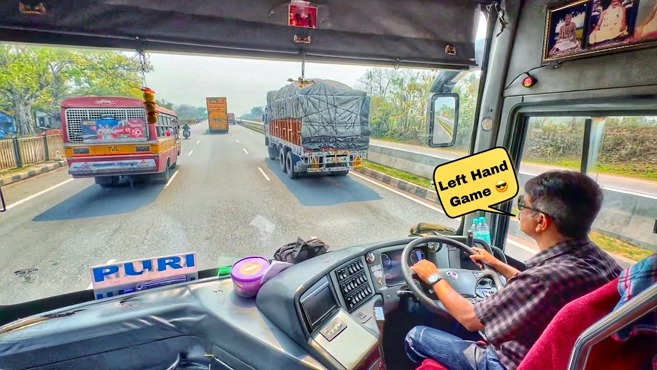 এটা বাস না রকেট?😨 Extremely Skilled SCANIA Bus Driving | পাগল করা Highspeed লাক্সারি বাস