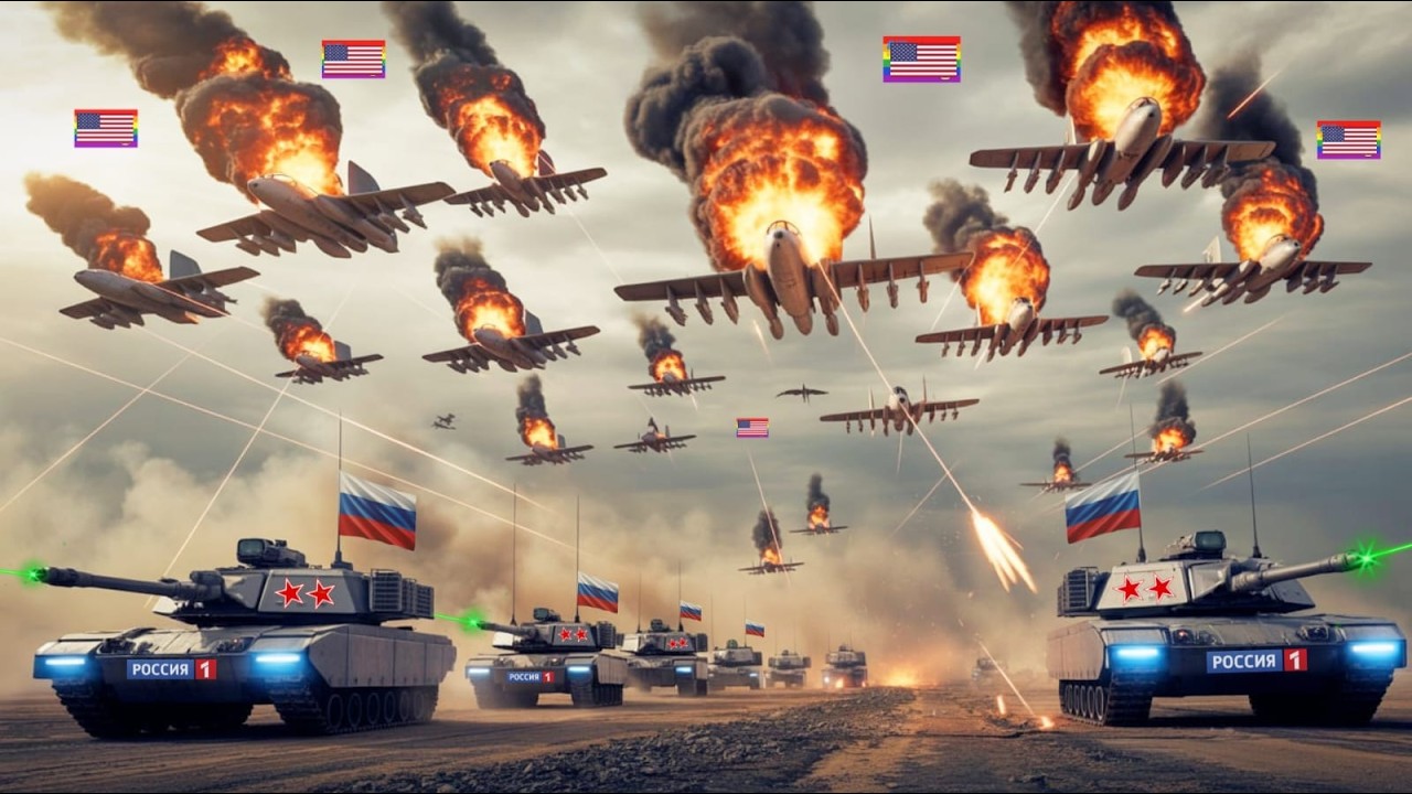 US Jets Attack Russian Military Convoy, But Face Fierce Counterattack &ndash; ARMA 3