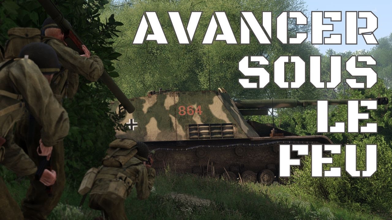 AVANCER SOUS LE FEU - Arma 3 Spearhead 1944 WWII gameplay FR
