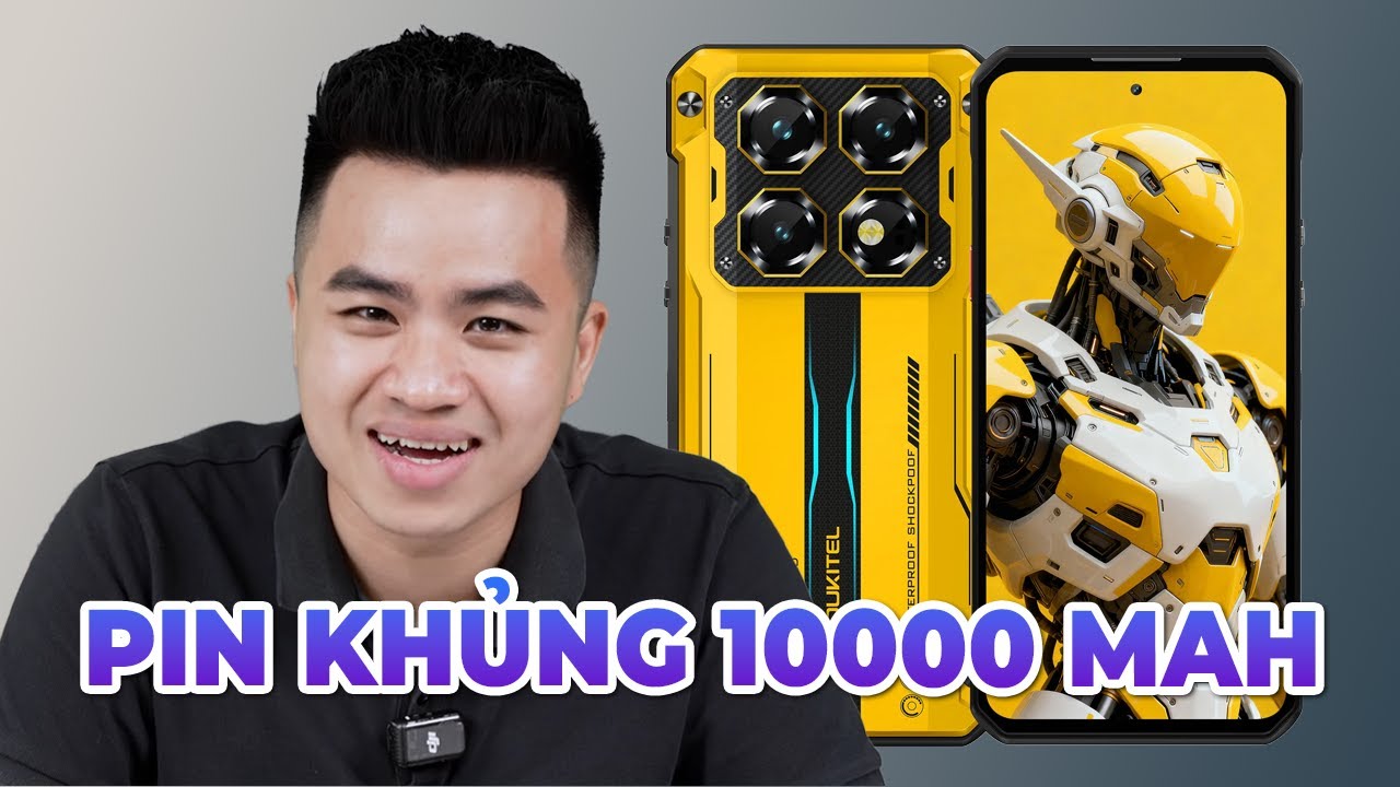 Cận cảnh OUKITEL WP60: THIẾT KẾ SIÊU BỀN, PIN SIÊU KHỦNG