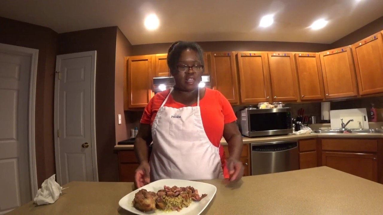Smoked Turkey Tails with Rice