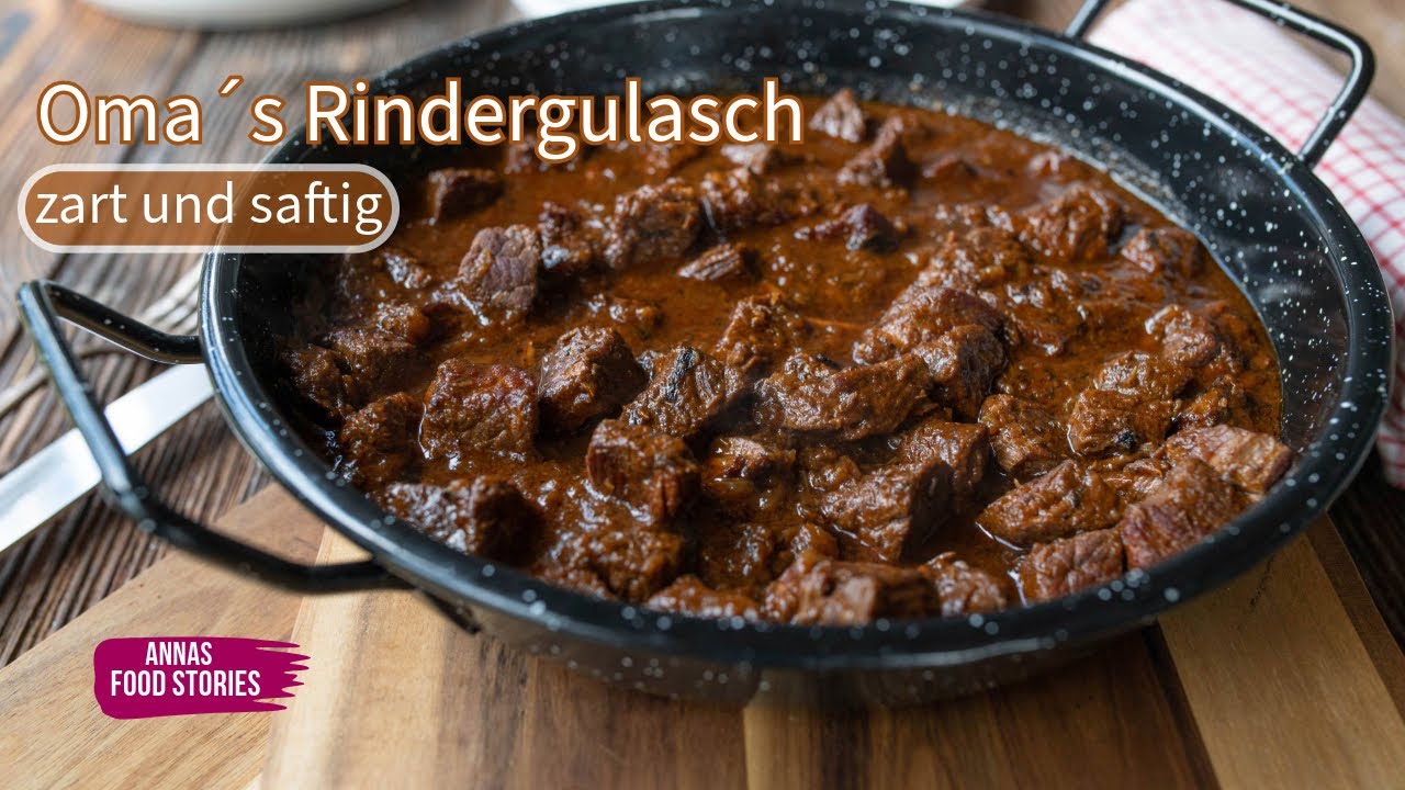 Oma´s Rindergulasch Rezept ... zart und saftig - Hausmannskost