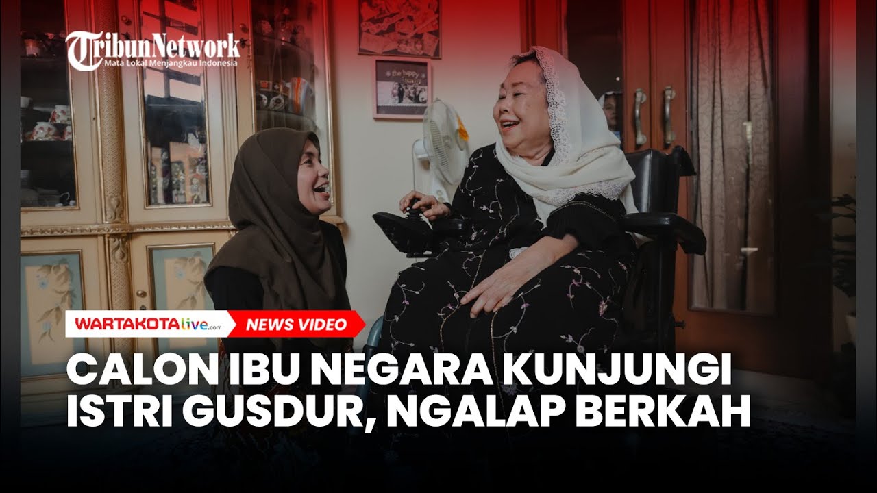 Siti Atikoh Ganjar Sowan ke Sinta Nuriyah Wahid, Ngalap Berkah