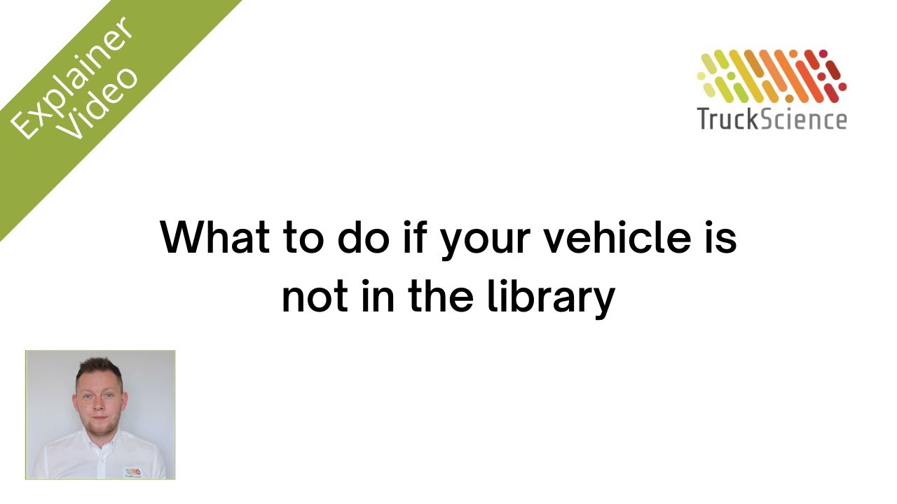 What To Do If Your Vehicle Is Not In The Library