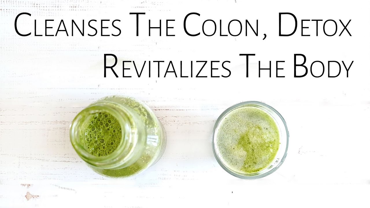 CLEANSES the COLON, DETOXIFIES and REVITALIZES the WHOLE BODY - Nettle juice with spinach