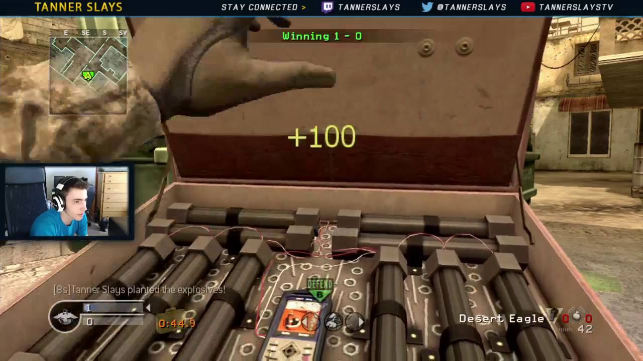 1v1 CoD4 GB Live Commentary #4 @TannerSlays