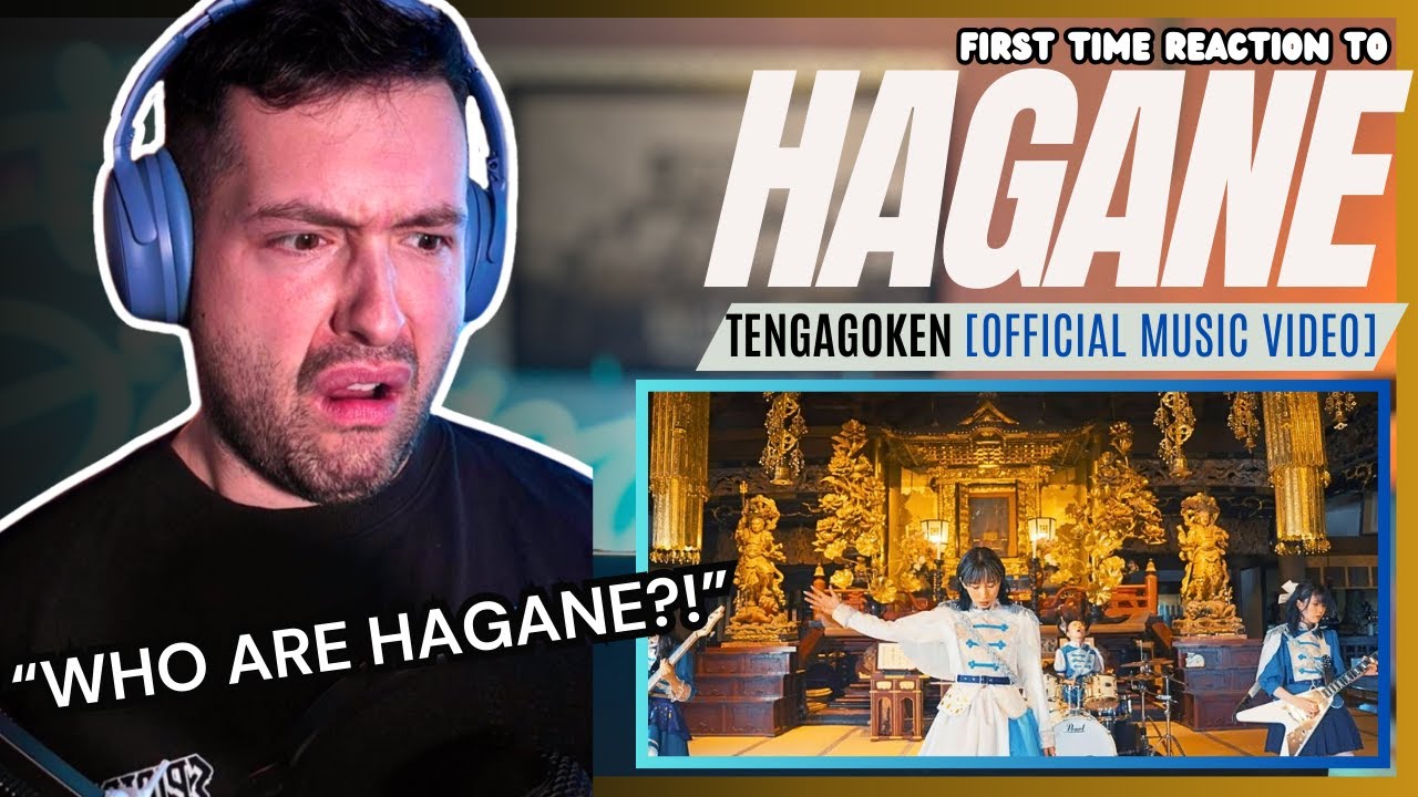 J-rock fan's FIRST-TIME reaction to HAGANE - 天下五剣 (Official Music Video)